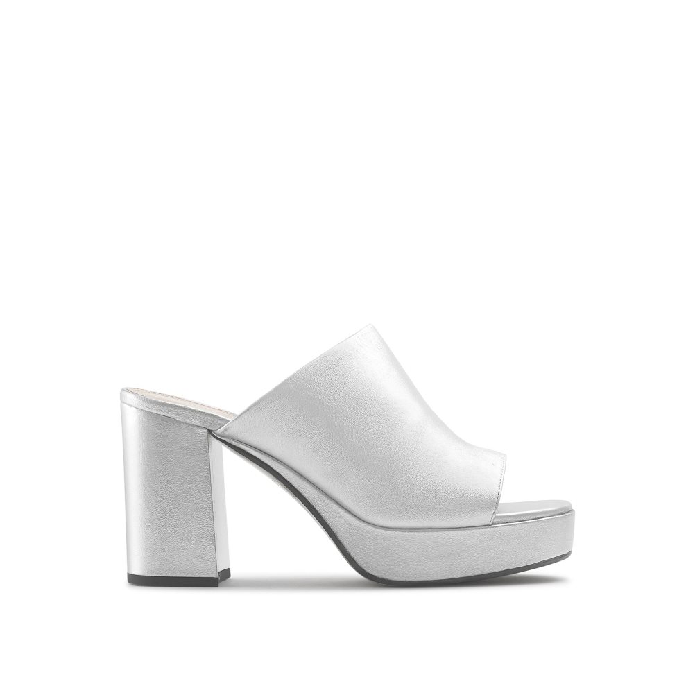 Női Russell And Bromley Topmule Platform Mule Cipő Titán | 308175FLN