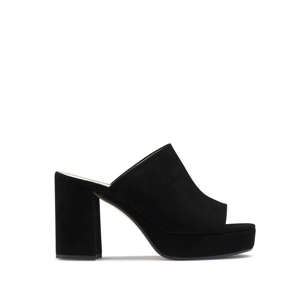 Női Russell And Bromley Topmule Platform Mule Cipő Fekete | 917063GYQ