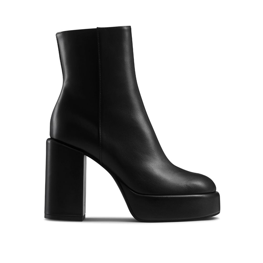 Női Russell And Bromley Webster Round Toe Bokacsizma Fekete | 083692NUG