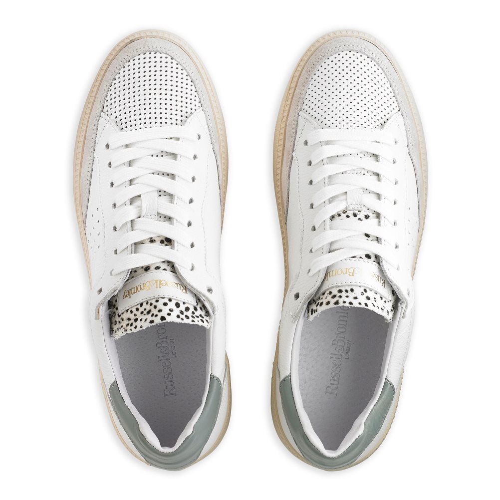 Női Russell And Bromley Whisper Low Top Tornacipő Fehér | 269543HUO