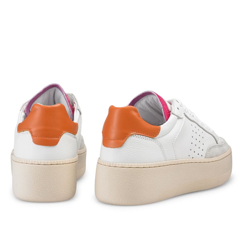 Női Russell And Bromley Whisper Low Top Tornacipő Fehér | 430658KRC