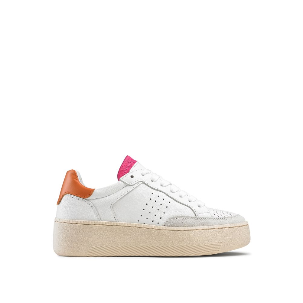 Női Russell And Bromley Whisper Low Top Tornacipő Fehér | 430658KRC