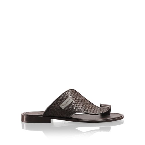 Férfi Russell And Bromley Arabian Toe-Post Szandál Csokoládé | 236950XWS