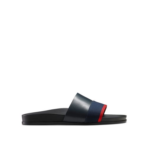 Férfi Russell And Bromley Fab Slip Papucs Sötétkék | 578469LCM