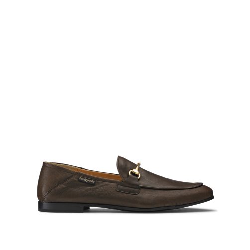 Férfi Russell And Bromley Loafer M Snaffle Ruha Cipő Csokoládé | 683419NPO