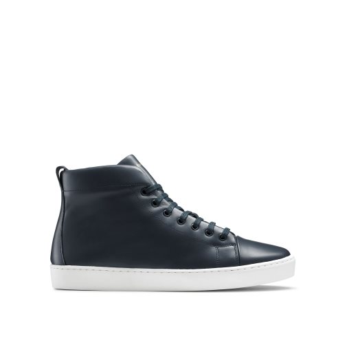 Férfi Russell And Bromley Park Hi M High Top Tornacipő Sötétkék | 503624ZKY