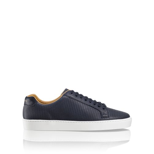 Férfi Russell And Bromley Park Run Low-top Tornacipő Sötétkék | 138267KGR