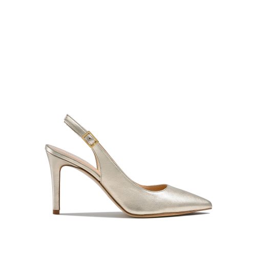 Női Russell And Bromley 85mm Slingback Magassarkú Arany | 248036WSM