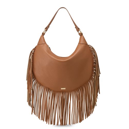 Női Russell And Bromley Indie Fringed Válltáskák Barna | 317645KCA