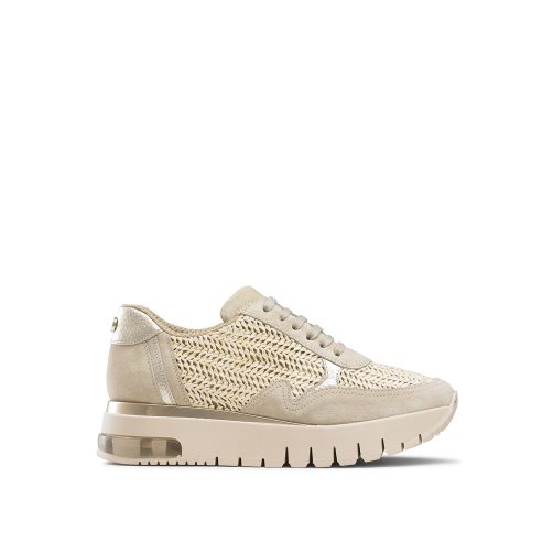 Női Russell And Bromley Island Hop Raffia Runner Tornacipő Szürke | 814596CYM