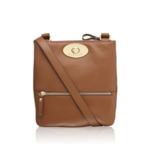 Női Russell And Bromley Lincoln Turnlock Crossbody Táska Barna | 694520VXT