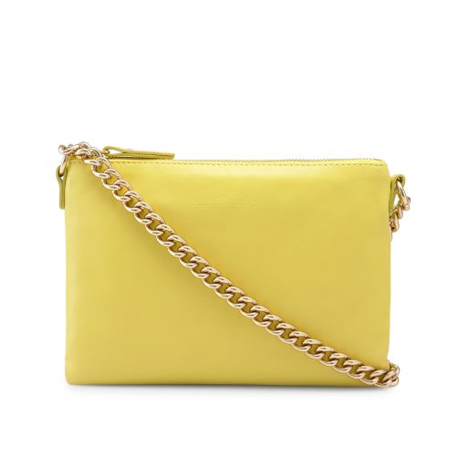 Női Russell And Bromley On Point Chain Zip Pouch Válltáskák Sárga | 306195VLS