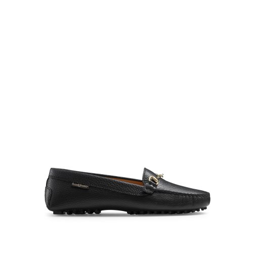 Női Russell And Bromley Piazza Snaffle Trim Driver Loafer Cipő Fekete | 342150DBX