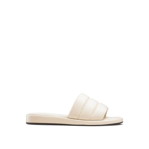 Női Russell And Bromley Puffmule Puffy Papucs Krém | 347860LNK