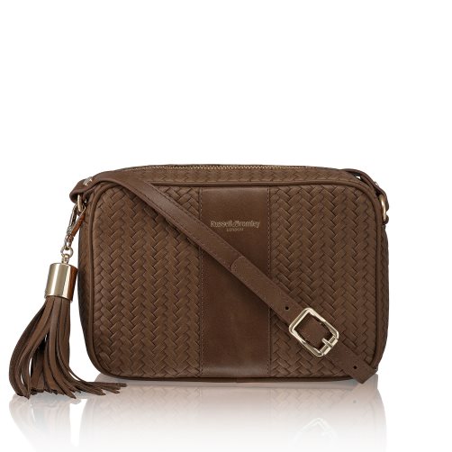 Női Russell And Bromley Rowan Camera Crossbody Táska Sötétbarna | 106257TMO