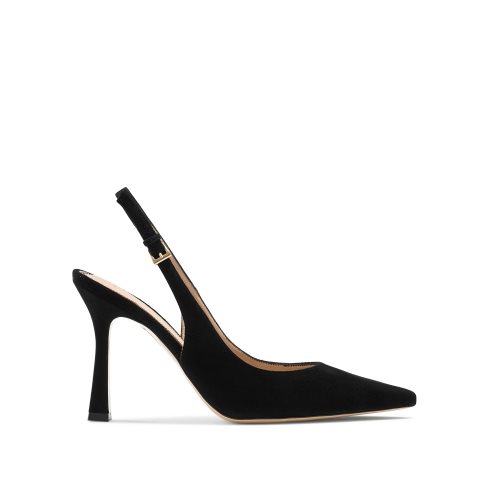 Női Russell And Bromley Slingback Point Körömcipő Fekete | 152987WJE