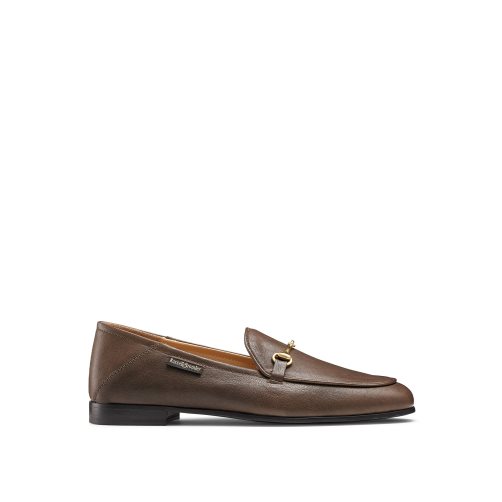 Női Russell And Bromley Snaffle Loafer Cipő Sötétbarna | 628041ZPR