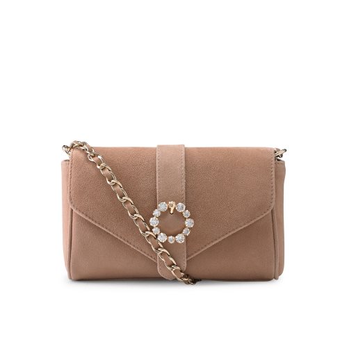 Női Russell And Bromley Strictly Jewel Csatos Chain Crossbody Táska Barna | 296850RQZ